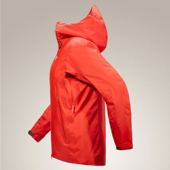 Arc’teryx Women's Red Jacket Medium Insulated Beta AR Puffer Gortex Snow Coat - Picture 2 of 12